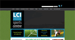 Desktop Screenshot of lcisportscentre.com